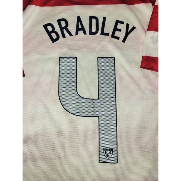 Bradley United States USA US USMNT PLAYER ISSUE Home 2012 Waldo Soccer Jersey M - Picture 2 of 9